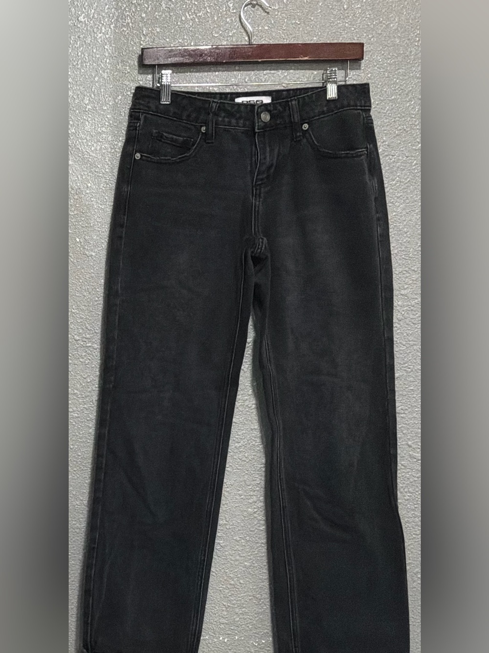 RSQ Women's Black Straight-Leg Jeans